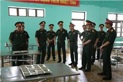 Tư lệnh Quân khu làm việc tại Trung đoàn 141 và Lữ đoàn Công binh 575